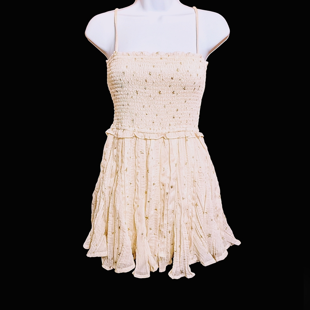 Native Daughters gauzy star print romper